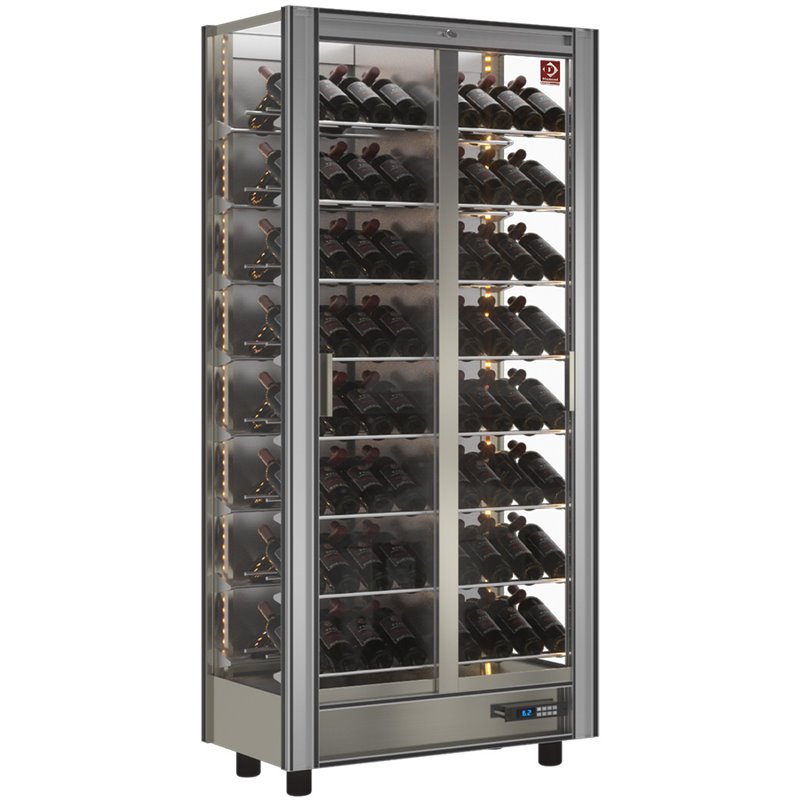 Vitrine r&eacute;frig&eacute;r&eacute;e &agrave; vins Lt. 530 - Modulable - Diamond - GVV-2-R2