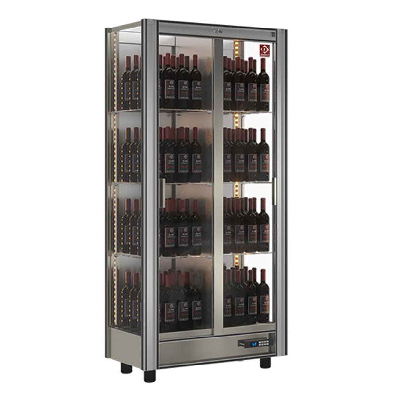 Vitrine r&eacute;frig&eacute;r&eacute;e &agrave; vins Lt. 530 - Modulable - Diamond - GVV-3-R2