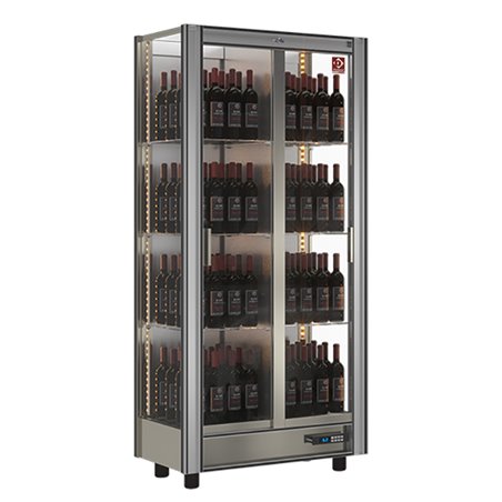 Vitrine r&eacute;frig&eacute;r&eacute;e &agrave; vins Lt. 530 - Modulable - Diamond - GVV-3-R2