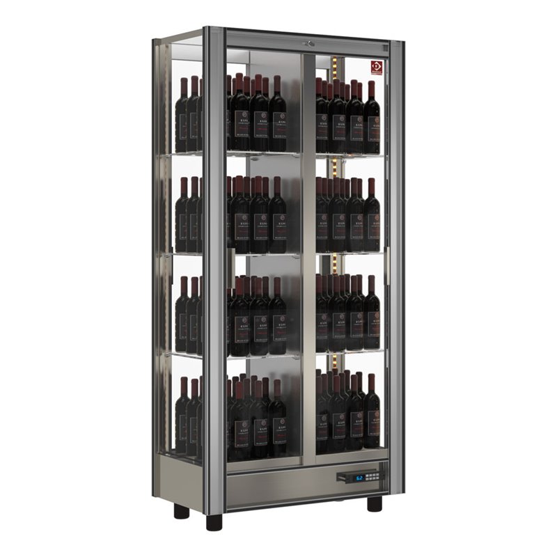 Vitrine r&eacute;frig&eacute;r&eacute;e &agrave; vins Lt. 530 - Traversant - Modulable - Diamond - GVV-3/TR-R2