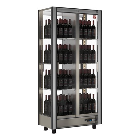 Vitrine r&eacute;frig&eacute;r&eacute;e &agrave; vins Lt. 530 - Traversant - Modulable - Diamond - GVV-3/TR-R2