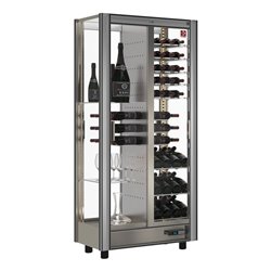 Vitrine r&eacute;frig&eacute;r&eacute;e &agrave; vins Lt. 530 - Traversant - Modulable - Diamond - GVV-4/TR-R2