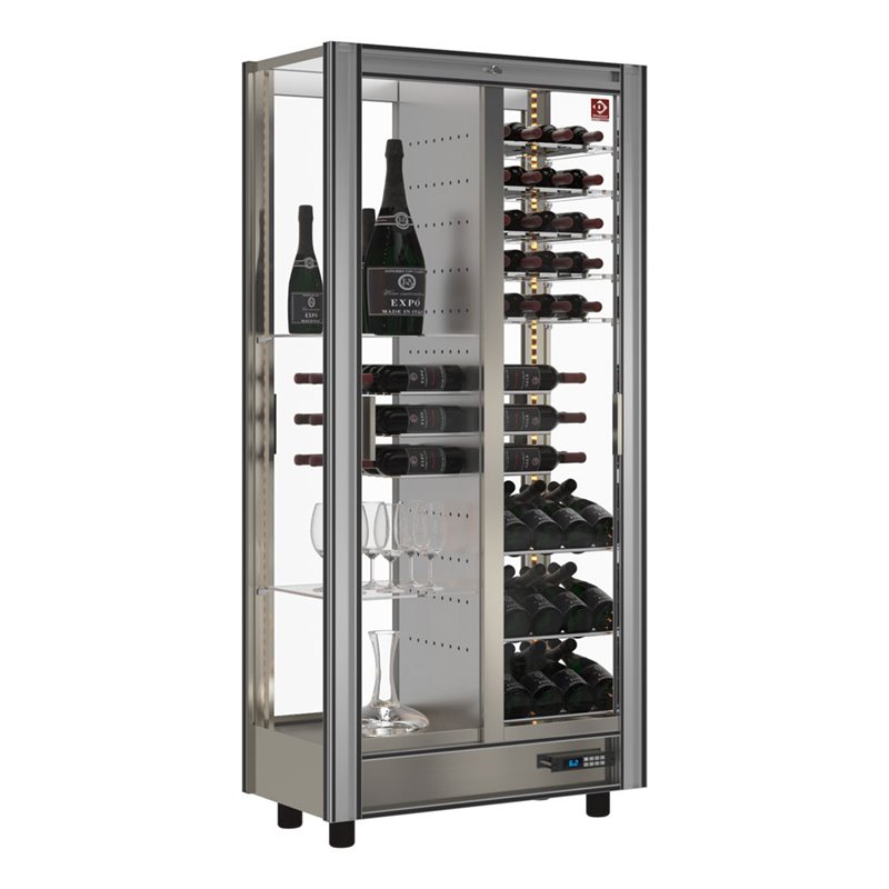 Vitrine r&eacute;frig&eacute;r&eacute;e &agrave; vins Lt. 530 - Traversant - Modulable - Diamond - GVV-4/TR-R2