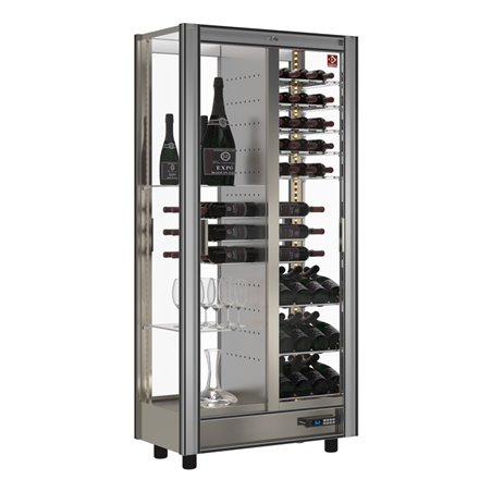 Vitrine r&eacute;frig&eacute;r&eacute;e &agrave; vins Lt. 530 - Traversant - Modulable - Diamond - GVV-4/TR-R2