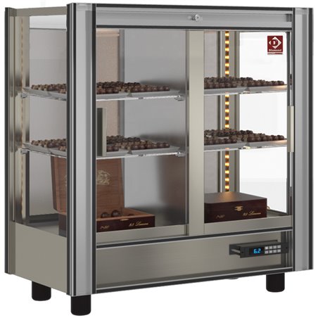 Vitrine r&eacute;frig&eacute;r&eacute;e chocolat Lt. 216 - Modulable - Diamond - PCC-1-R6