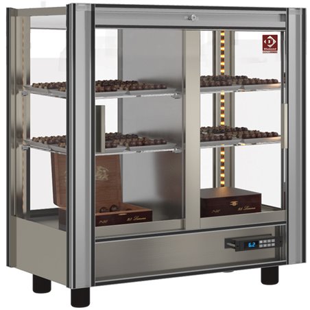 Vitrine r&eacute;frig&eacute;r&eacute;e chocolat Lt. 216 - Traversant - Modulable - Diamond - PCC-1/TR-R6