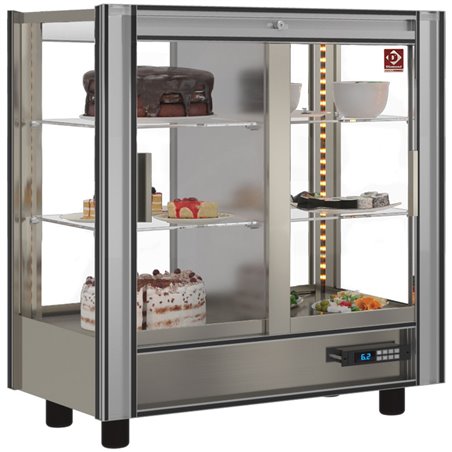 Vitrine r&eacute;frig&eacute;r&eacute;e gastronomie Lt. 216 - Traversant - Modulable - Diamond - PGN-1/TR-R6