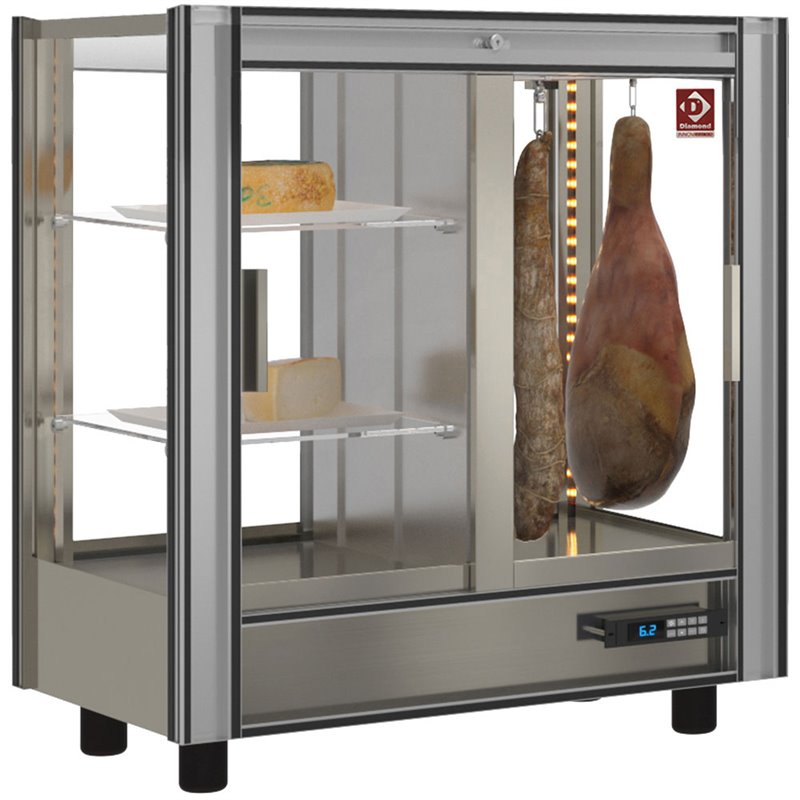 Vitrine r&eacute;frig&eacute;r&eacute;e charcuterie Lt. 216 - Traversant - Modulable - Diamond - PSA-1/TR-R6