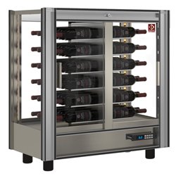 Vitrine r&eacute;frig&eacute;r&eacute;e &agrave;&nbsp; vins Lt. 216 - Traversante - Modulable - Diamond - PVV-1/TR-R6