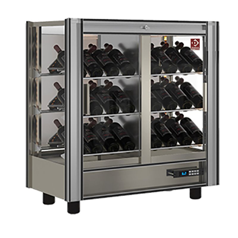 Vitrine r&eacute;frig&eacute;r&eacute;e &agrave;&nbsp; vins Lt. 216 - Modulable - Diamond - PVV-2-R6