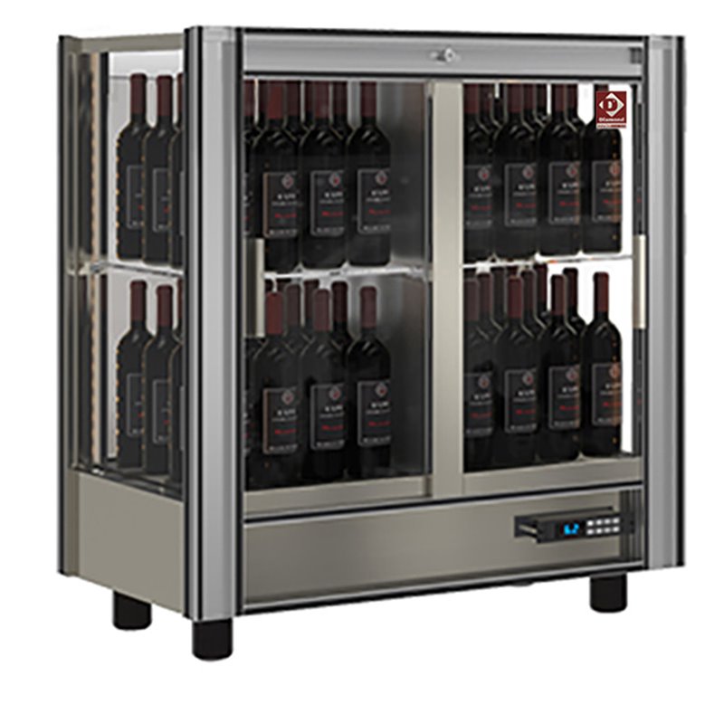 Vitrine r&eacute;frig&eacute;r&eacute;e &agrave;&nbsp; vins Lt. 216 - Modulable - Diamond - PVV-3-R6