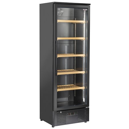 Vitrine cave &agrave; vins, 300 Lt, 1 temperature - NOIRE - Diamond - WR-CWP1-38