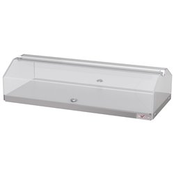 Vitrine neutre &agrave; poser, 1 &eacute;tage L800mm - Diamond - WR-NVN1-78