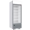 Vitrine ventil&eacute;e n&eacute;gative vitr&eacute;e 646 litres - 6 niveaux avec caisson lumineux - BLANCHE - Diamond - CLN73-SW