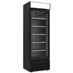 Vitrine ventil&eacute;e positive 494 litres NOIRE avec caisson lumineux - Diamond - CLP52-SB