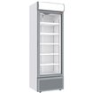 Vitrine ventil&eacute;e positive 494 litres BLANCHE avec caisson lumineux - Diamond - CLP52-SW