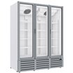 Vitrine ventil&eacute;e positive 1455 litres, 3 portes battantes - BLANCHE - Diamond - DRP16-3W