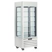 Vitrine "FULL vitr&eacute;e" 440 Lt., 5 niveaux en verre, ventil&eacute;e - ICE CREAM & PASTRY - BLANC - Diamond - MAX/507-BW