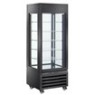Vitrine "FULL vitr&eacute;e" 440 Lt., 5 niveaux en verre, ventil&eacute;e - CHOCOLATE - NOIR - Diamond - MAX/507-CB