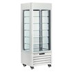 Vitrine "FULL vitr&eacute;e" 440 Lt., 5 niveaux en verre, ventil&eacute;e - CHOCOLATE - BLANC - Diamond - MAX/507-CW