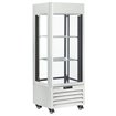 Vitrine "FULL vitr&eacute;e" 440 Lt., 1 niveau + 2 &eacute;tag&egrave;res, ventil&eacute;e - WINE - BLANC - Diamond - MAX/507-VW