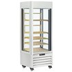 Vitrine "FULL vitr&eacute;e" 440 Lt., 1 niveau + 4 &eacute;tag&egrave;res, ventil&eacute;e - WINE - BLANC - Diamond - MAX/507-VW2