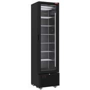 Vitrine ventil&eacute;e n&eacute;gative vitr&eacute;e 221 litres - 7 niveaux fixes - NOIRE - Diamond - SSN33-SB