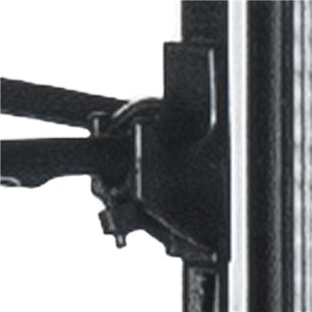 Clip pour grille, vitrine 80 litres, WR-V4F1-WT NOIR - Diamond - TQG/81N