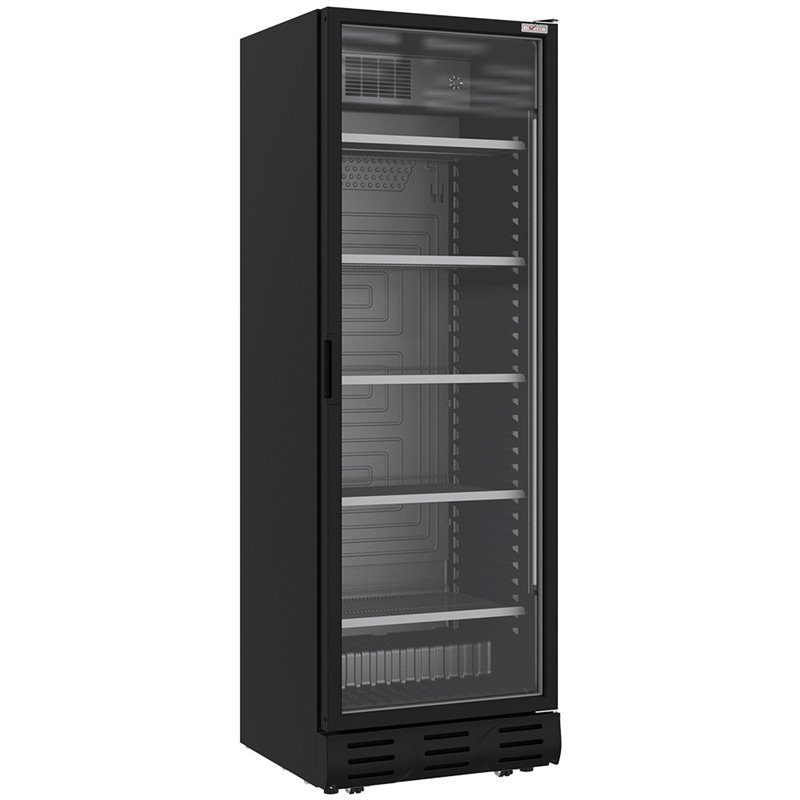 Vitrine ventil&eacute;e positive 382 litres NOIRE - Diamond - WR-38CS-SB