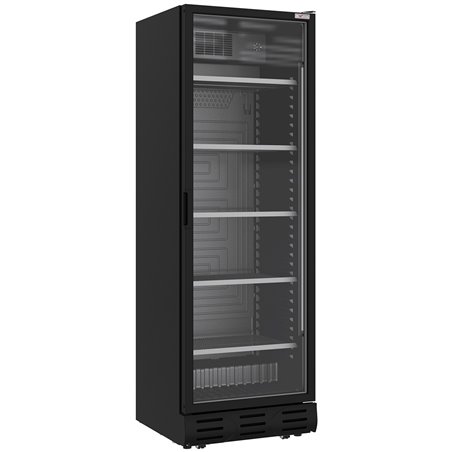 Vitrine ventil&eacute;e positive 382 litres NOIRE - Diamond - WR-38CS-SB