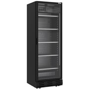 Vitrine ventil&eacute;e positive 382 litres NOIRE - Diamond - WR-38CS-SB
