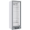 Vitrine ventil&eacute;e n&eacute;gative vitr&eacute;e 382 litres - 5 niveaux fixes - BLANCHE - Diamond - WR-39CS-WN