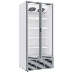 Vitrine ventil&eacute;e positive 804 litres, 2 portes battantes, BLANCHE - Diamond - WR-80SB-SW