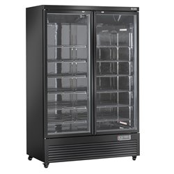 Vitrine Frigo verticale, 2 portes, 1085 litres  - NOIRE - Diamond - WR-VP99-2B