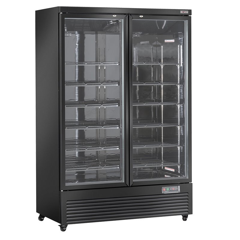 Vitrine Frigo verticale, 2 portes, 1085 litres  - NOIRE - Diamond - WR-VP99-2B
