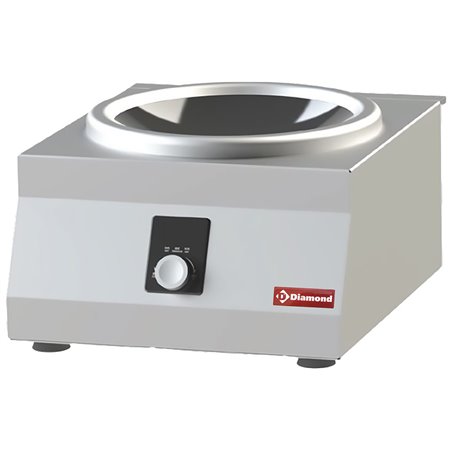 Fourneau wok induction - 3.5 KW - &Oslash;290 MM - Diamond - WIN1-4