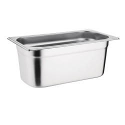 RVS gastronormbak GN 1/3 100mm - GN1/3-100