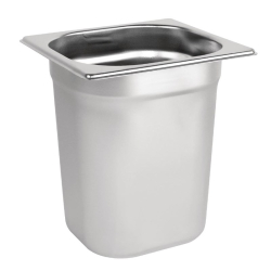 RVS gastronormbak GN 1/6 200mm - GN1/6-200