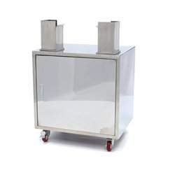 Chariot pour presse-agrumes orange - pour MAJ-25 / MAJ- 25SS / MAJ-45 - excluant le seau &agrave; d&eacute;chets - sur roulettes - Maxima - 09