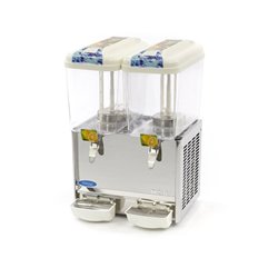 Dispensateur de boissons - 2 x 18 L -  &eacute;lectrique - incl m&eacute;canisme d'agitation - Maxima - 09300535