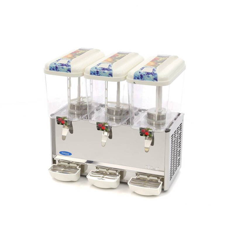Dispensateur de boissons - 3 x 18 L -  &eacute;lectrique - incl m&eacute;canisme d'agitation - Maxima - 09300540