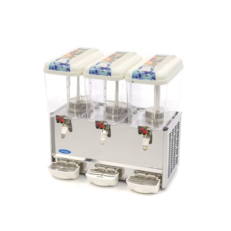 Dispensateur de boissons - 3 x 18 L -  &eacute;lectrique - incl m&eacute;canisme d'agitation - Maxima - 09300540