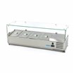 R&eacute;frig&eacute;rateur de pr&eacute;peration de comptoir - 120 cm - s'adapte &agrave; 4 x 1/3 GN - Maxima - 09400320