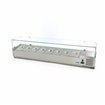 R&eacute;frig&eacute;rateur de pr&eacute;peration de comptoir - 180 cm - s'adapte &agrave; 8 x 1/3 GN - Maxima - 09400332