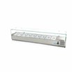 R&eacute;frig&eacute;rateur de pr&eacute;peration de comptoir - 200 cm - s'adapte &agrave; 9 x 1/3 GN - Maxima - 09400335