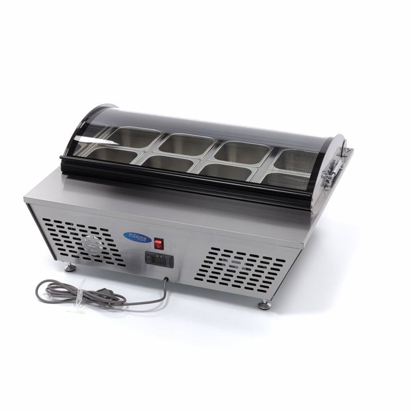 Saladette - 67 L - incl 8 x 1/6 GN - mod&egrave;le de table - Maxima - 09400870