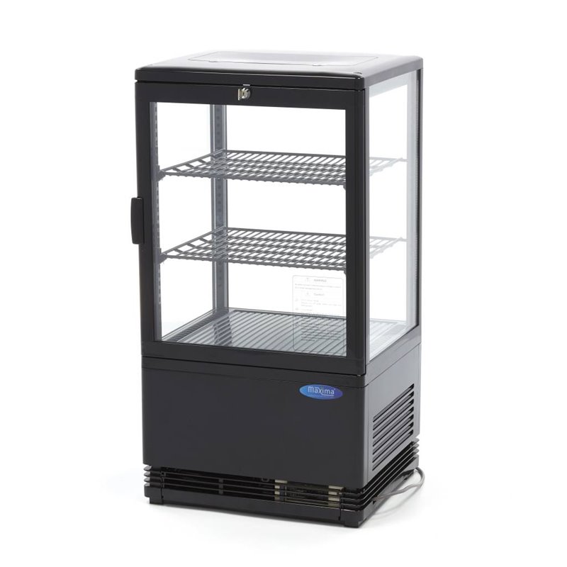 Vitrine r&eacute;frig&eacute;r&eacute;e - 58 L - 43 cm - Maxima - 09400801