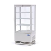 Vitrine r&eacute;frig&eacute;r&eacute;e - 78 L - 43 cm - blanc - Maxima - 09400805
