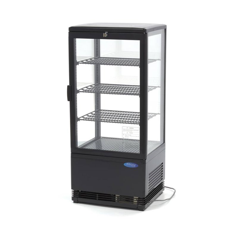 Vitrine r&eacute;frig&eacute;r&eacute;e - 78 L - 43 cm - Maxima - 09400806