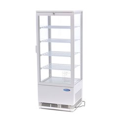 Vitrine r&eacute;frig&eacute;r&eacute;e - 98 L - 43 cm - blanc - Maxima - 09400810